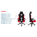 CZC.Gaming Bastion, herní židle, černá/červená - CZCGX600R