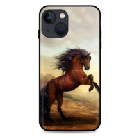 TopQ iPhone 13 mini silikon Brown Horse 65503