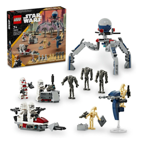 LEGO -  Star Wars 75372 Bojový balíček Klonového vojáka a Bojového droida
