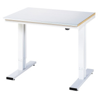 RAU Psací stůl s elektrickým přestavováním výšky, výška 720 - 1120 mm, deska z ocelového plechu,