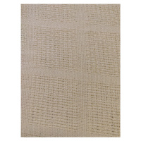 Bavlněná celulární deka 230x260cm Barva: krémová, Rozměr: 230x260