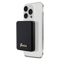 Guess Metal Script Logo MagSafe Power Bank Indukční 3000 mAh 5W MagSafe