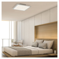 Briloner LED panel Pallas, bílý, stmívatelný, CCT, 59,6x59,6cm