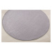 Vopi koberce Kusový koberec Eton šedý 73 kruh - 200x200 (průměr) kruh cm