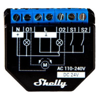 Shelly 2PM Plus, žaluziový modul s měřením spotřeby, WiFi - SHELLY-PLUS-2PM