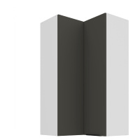 Horní rohová skříňka Aria 60x60 GN-108 2F (90°) Barva korpusu: Bílá, Barva dvířek: GR - Graphite