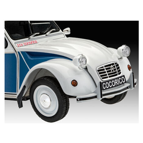 Plastic ModelKit auto 07653 - Citroen 2 CV "Cocorico"  (1:24) Revell