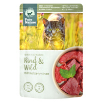 Pure Nature Feline 24 x 85 g – výhodné balení - hovězí a zvěřina