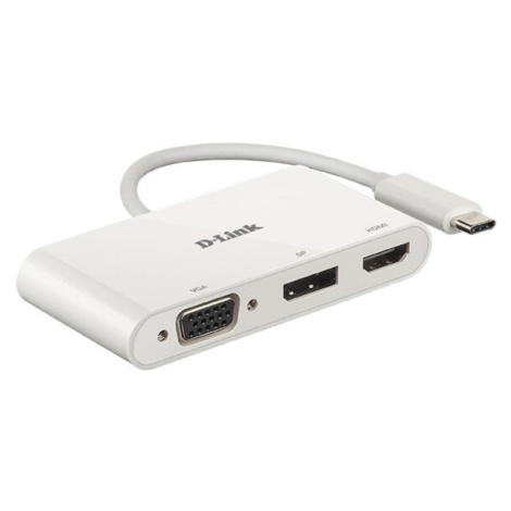 D-Link USB-C Hub 3v1, HDMI, VGA, DisplayPort - DUB-V310