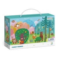 TM Toys Dodo Puzzle s hledáním obrázků Lesní kamarádi 80 dílků