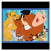 Puzzle 4v1 Šťastný svět Disney 28,5x20,5cm v krabici 28x28x6cm