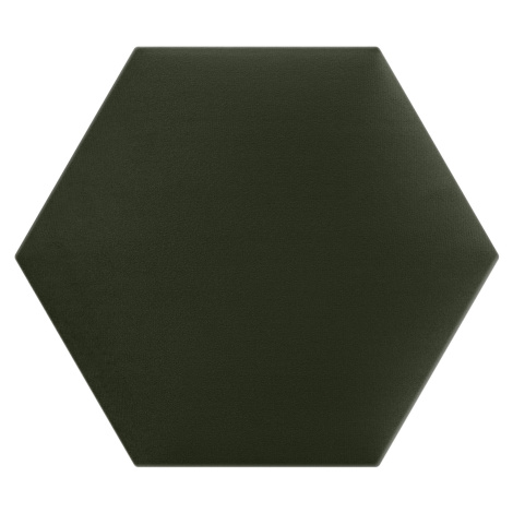 Čalouněný nástěnný panel HEXAGON 30x26 cm khaki MyBestHome