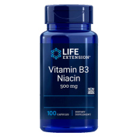 Life Extension Vitamin B3 Niacin - 100 kapslí