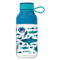 QUOKKA - KIDS Plastová láhev s poutkem SEA ANIMALS, 430ml, 40154