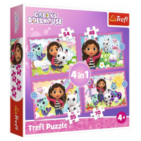 Puzzle Gábinin kouzelný domek 4v1