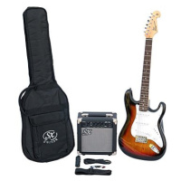 SX SE1 Electric Guitar Kit 3-Tone Sunburst