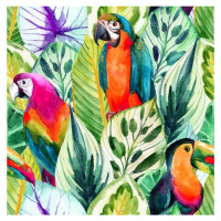 Skleněný panel 60/60 Jungle Birds-1 Esg