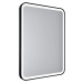 HOPA Zrcadlo s LED osvětlením BORKEN BLACK OLNZBOR6080B