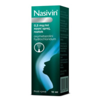 Nasivin 0,5mg/ml nosní sprej  10ml