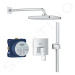 GROHE Eurocube Sprchový set s baterií pod omítku, 250 mm, 1 proud, chrom 25239000