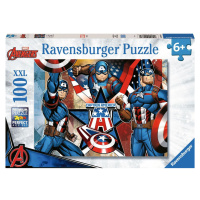 Ravensburger 120010739 Marvel: Kapitán Amerika 100 dílků