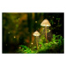 Ilustrace Glowing mushroom lamps with fireflies in, Shaiith, 40 × 26.7 cm