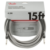 Fender Professional Series 15 Instrument Cable White Tweed
