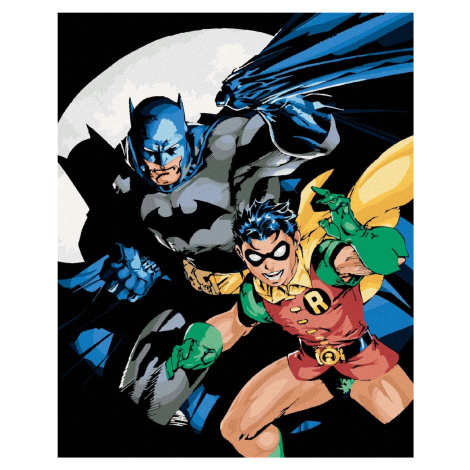 Zuty Malování podle čísel Batman a Robin