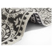 NORTHRUGS - Hanse Home koberce Běhoun Twin Supreme 104129 Black/Cream – na ven i na doma - 80x35