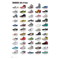 Plakát, Obraz - Sneakers - Hall of Fame, (61 x 91.5 cm)