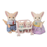 Sylvanian family Rodina lišek Fenek s dvojčaty