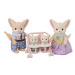 Sylvanian family Rodina lišek Fenek s dvojčaty