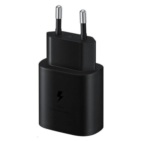 Samsung cestovní nabíječka EP-TA800XBE, Quickcharge 25W, kabel USB-C, černá