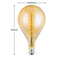 Lucande Lucande LED žárovka E27 A160 4W 2700K jantar