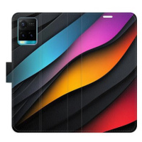 iSaprio Flip pouzdro Color Waves pro Vivo Y21 / Y21s / Y33s