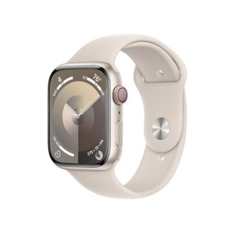 Apple Watch Series 9 Cellular 45mm Hvězdně bílý hliník s hvězdně bílým sportovním řemínkem M/L