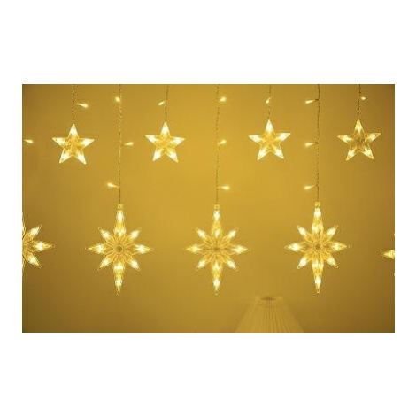 Kontrast Vánoční světelný LED řetěz Girlanda 275 cm teplá bílá
