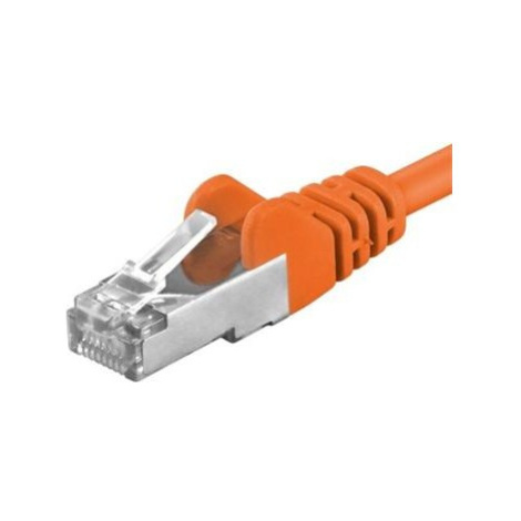 Premiumcord Patch kabel CAT6a S-FTP, RJ45-RJ45, AWG 26/7 5m oranžová Oranžová