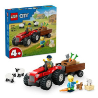 LEGO® City 60461 Červený traktor s přívěsem a ovcemi