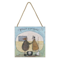 Dřevěný obraz Sam Toft - Feels Like Home, (20 x 20 cm)