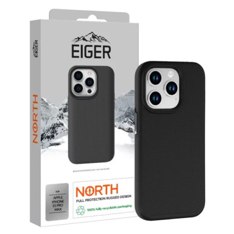 Kryt Eiger North Case for Apple iPhone 15 Pro Max in Black Eiger Glass