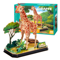 Puzzle 3D Zvířecí kamarádi Žirafa - 43 dílků
