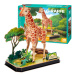 Puzzle 3D Zvířecí kamarádi Žirafa - 43 dílků