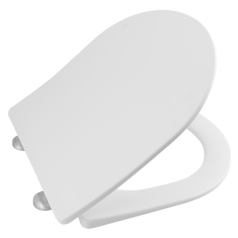 Aqualine VERMET WC sedátko, Soft Close, Easy Take, bílá