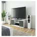 Ak furniture TV stolek Tonon 120 cm bílý/grafitový šedý