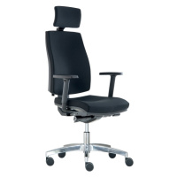 Kancelářská židle ROBORI s podhlavníkem, černá