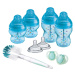 Set kojeneckých lahví advanced ANTI-COLIC, smíšené velikosti 9ks, Modrá