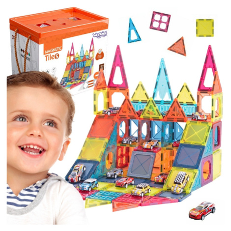 Woopie magnetická stavebnice 7,5 cm parking 112 el