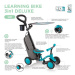 Globber odrážedlo 3v1 Deluxe - Learning Bike 3in1 Deluxe -Teal