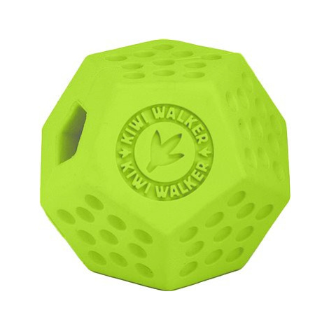 Kiwi Walker Gumová hračka DODECABALL s dírou na pamlsky, Maxi 8cm, Zelená